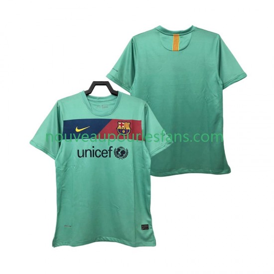 Maillot FC Barcelone Rétro Homme Tenue Extérieur 2011 2010 Manche Courte
