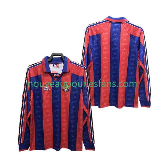 Maillot FC Barcelone 1996 1997 Rétro Homme Tenue Domicile Manche Longue