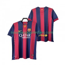 Maillot FC Barcelone 2014 2015 Rétro Homme Tenue Domicile Manche Courte