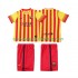 Maillot FC Barcelone 2013 2014 Rétro Enfant Tenue Extérieur Manche Courte