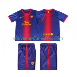 Maillot FC Barcelone 2012 2013 Rétro Enfant Tenue Domicile Manche Courte