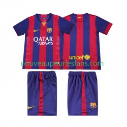 Maillot FC Barcelone 2014 2015 Rétro Enfant Tenue Domicile Manche Courte