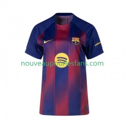 Maillot FC Barcelone Femme Tenue Domicile 2025-2026 Manche Courte