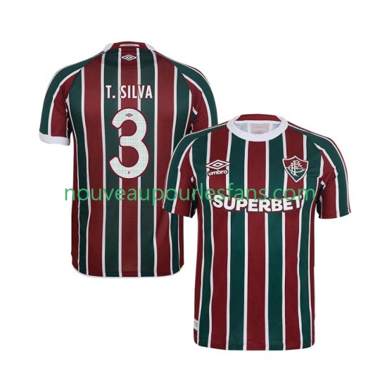 Maillot Fluminense Thiago Silva 3 Homme Tenue Domicile 2025-2026 Manche Courte
