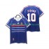 Maillot France ZIDANE 10 Rétro Homme Tenue Domicile 1998 Manche Courte