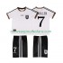 Maillot Allemagne Moller 7 1996 Rétro Enfant Tenue Domicile Manche Courte
