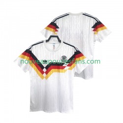Maillot Allemagne 1990 Rétro Homme Tenue Domicile Manche Courte