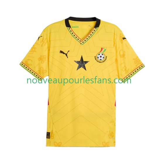 Maillot Ghana Homme Tenue Extérieur 2025 Manche Courte