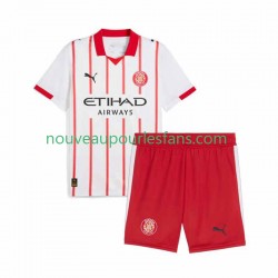 Maillot Girona Enfant Tenue Domicile 2025-2026 Manche Courte