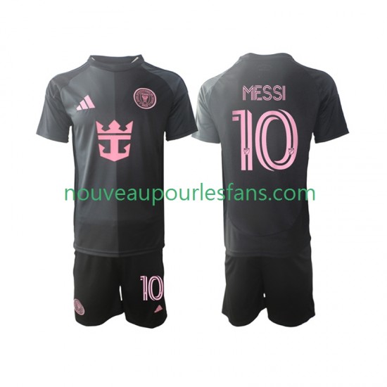 Maillot InterMiami Lionel Messi 10 Enfant Tenue Extérieur 2025 Manche Courte