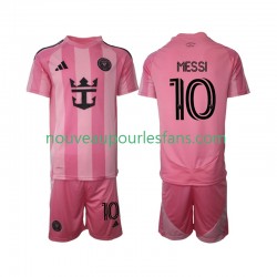 Maillot InterMiami Lionel Messi 10 Enfant Tenue Domicile 2025 Manche Courte