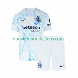 Maillot Inter Milan Enfant Tenue Extérieur 2025-2026 Manche Courte