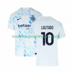 Maillot Inter Milan Lautaro Martinez 10 Homme Tenue Extérieur 2025-2026 Manche Courte