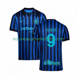 Maillot Inter Milan Marcus Thuram 9 Homme Tenue Domicile 2025-2026 Manche Courte