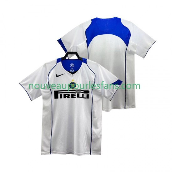 Maillot Inter Milan 2004 2005 Rétro Homme Tenue Extérieur Manche Courte