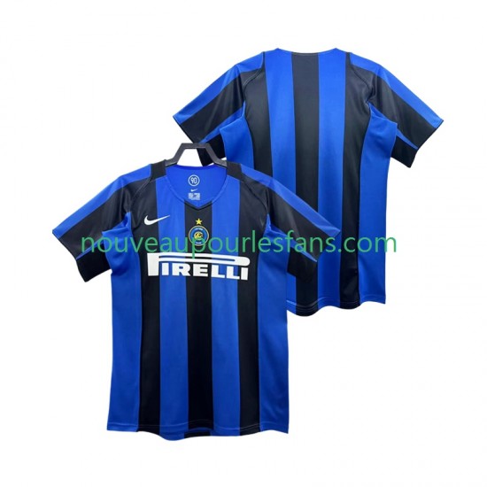 Maillot Inter Milan 2004 2005 Rétro Homme Tenue Domicile Manche Courte