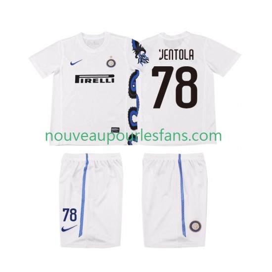Maillot Inter Milan VENTOLA 78 Rétro Enfant Tenue Extérieur 2011 2010 Manche Courte