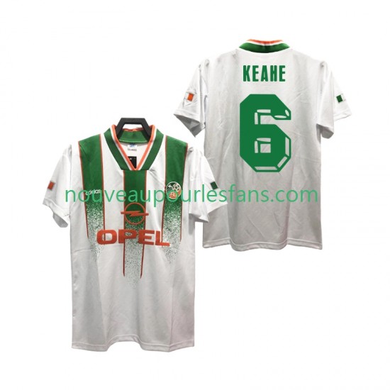 Maillot Irlande KEAHE 6 Rétro Homme Tenue Extérieur 1994 Manche Courte