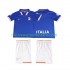Maillot Italie 1996 Rétro Enfant Tenue Domicile Manche Courte