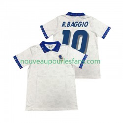 Maillot Italie Roberto Baggio 10 Rétro Homme Tenue Extérieur 1994 Manche Courte
