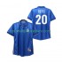 Maillot Italie Totti 20 Rétro Homme Tenue Domicile 1998 Manche Courte
