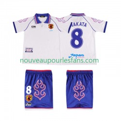 Maillot Japon NAKATA 8 Rétro Enfant Tenue Extérieur 1998 Manche Courte