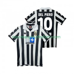 Maillot Juventus DEL PIERO 10 2000 Rétro Homme Tenue Domicile 1999 Manche Courte