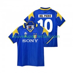 Maillot Juventus DEL PIERO 10 1995 1996 Rétro Homme Tenue Extérieur Manche Courte