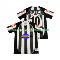 Maillot Juventus DEL PIERO 10 2003 Rétro Homme Tenue Domicile 2002 Manche Courte