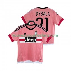 Maillot Juventus DYBALA 21 2016 2017 Rétro Homme Tenue Extérieur Manche Courte