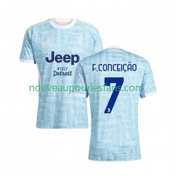 Maillot Juventus Francisco Conceicao 7 Homme Tenue Extérieur 2025-2026 Manche Courte