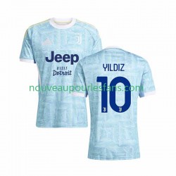 Maillot Juventus Kenan Yildiz 10 Homme Tenue Extérieur 2025-2026 Manche Courte