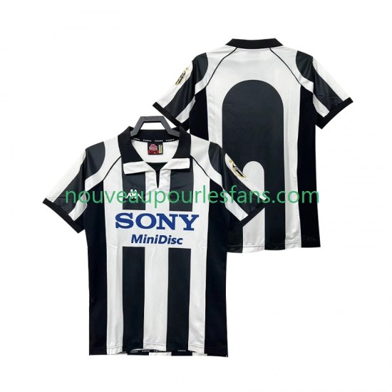 Maillot Juventus 1997 Rétro Homme Tenue Domicile 1998 Manche Courte