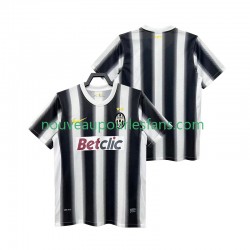 Maillot Juventus 2012 Rétro Homme Tenue Domicile 2011 Manche Courte