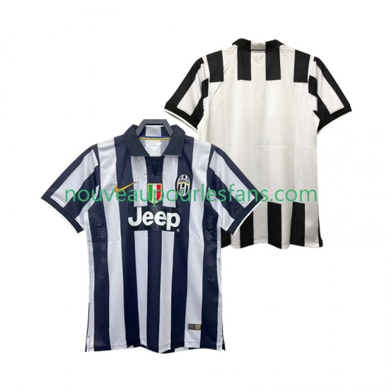 Maillot Juventus 2014 2015 Rétro Homme Tenue Domicile Manche Courte