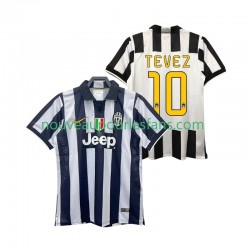 Maillot Juventus TEVEZ 10 2014 2015 Rétro Homme Tenue Domicile Manche Courte