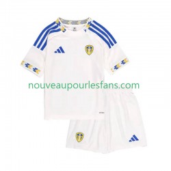 Maillot Leeds United Enfant Tenue Domicile 2025-2026 Manche Courte