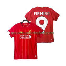 Maillot Liverpool FIRMINO 9 2019 2020 Rétro Homme Tenue Domicile Manche Courte