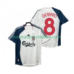 Maillot Liverpool GERRARD 8 Rétro Homme Tenue Extérieur 2008 2006 Manche Courte