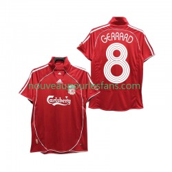 Maillot Liverpool GERRARD 8 Rétro Homme Tenue Domicile 2008 2006 Manche Courte