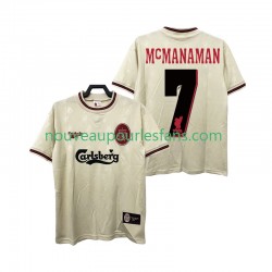 Maillot Liverpool MCMANAMAN 7 1996 1997 Rétro Homme Tenue Extérieur Manche Courte