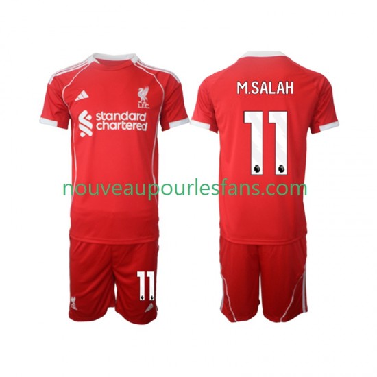 Maillot Liverpool Mohamed Salah 11 Enfant Tenue Domicile 2025-2026 Manche Courte