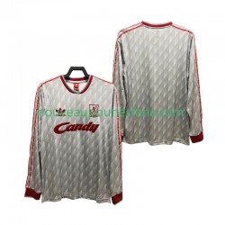 Maillot Liverpool 1989 1991 Rétro Homme Tenue Extérieur Manche Longue