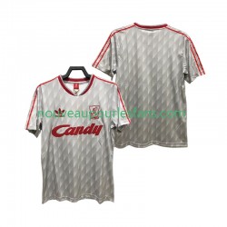 Maillot Liverpool 1989 1991 Rétro Homme Tenue Extérieur Manche Courte