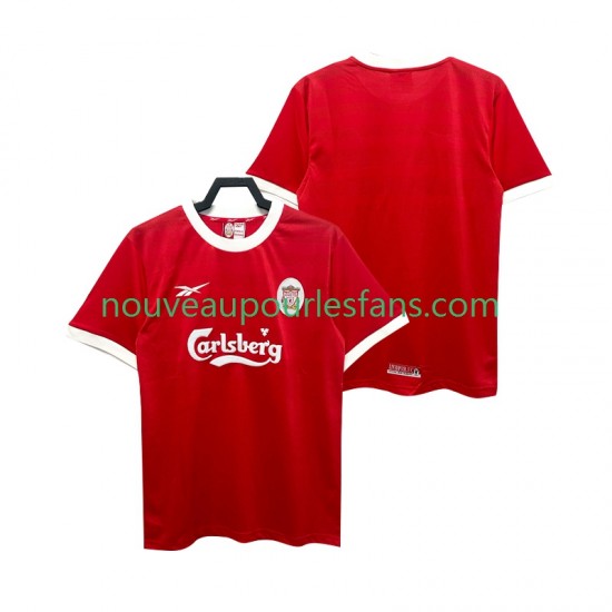 Maillot Liverpool Rétro Homme Tenue Domicile 1999 1998 Manche Courte
