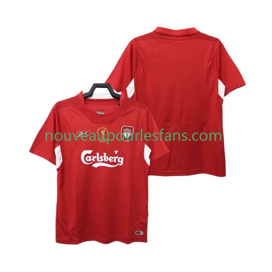 Maillot Liverpool 2004 2005 Rétro Homme Tenue Domicile Manche Courte