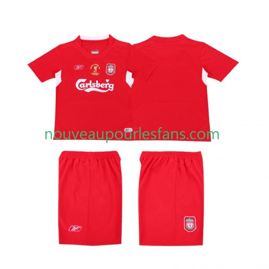 Maillot Liverpool LWP 2004 2005 Rétro Homme Tenue Domicile Manche Courte