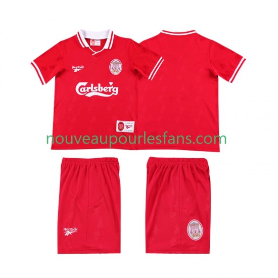 Maillot Liverpool LWP 1996 1997 Rétro Enfant Tenue Domicile Manche Courte
