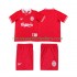 Maillot Liverpool LWP 1996 1997 Rétro Enfant Tenue Domicile Manche Courte
