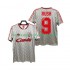 Maillot Liverpool Rush 9 1989 1991 Rétro Homme Tenue Extérieur Manche Courte